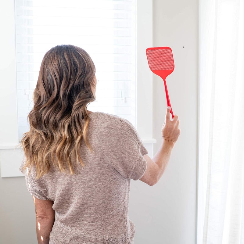 Smart Swatter مبيدات الذباب | تلتقط الحشرات مع 904 شوكات | الآن في عبوة مكونة من لونين متنوعين | براءة اختراع ومصنوعة في الولايات المتحدة الأمريكية | قاتل الحشرات والذباب - Image 5